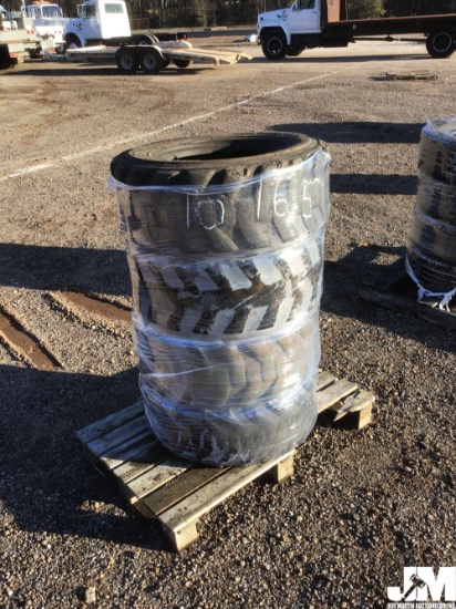 QTY OF (4) BOBCAT 10-16.5 TIRES, TO FIT SKID STEER