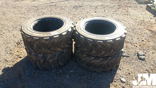 QTY OF (4) POWER KING 10-16.5 TIRES