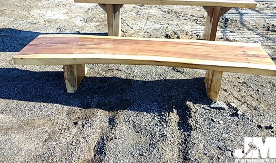 TEAK WOOD BENCH 98"X20