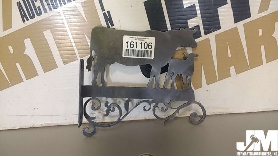 METAL COW SIGN