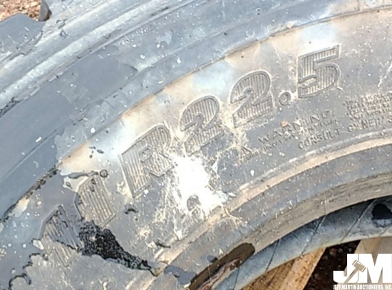 QTY OF (2) 11R22.5 TIRES