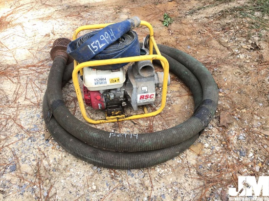 WACKER NEUSON TRASH PUMP PG3 3" PORTABLE PUMP SN: 5916802