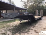 1986 CLARK CLBT FIXED NECK LOWBOY TRAILER VIN: 1CD2L4220GA002731