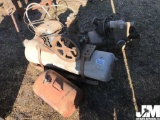 QTY OF MISC AIR TANKS, AIR COMPRESSOR, AND BLACK AND