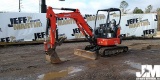 2018 KUBOTA U35-4 MINI EXCAVATOR SN: JKUU0354V01H15340