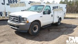 2004 FORD F-250XL SD S/A UTILITY TRUCK VIN: 1FDNF20LX4EC86888