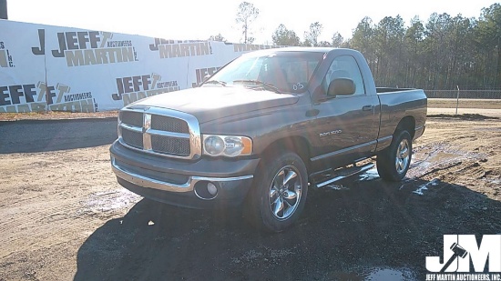 2003 DODGE RAM 1500SLT REGULAR CAB 4X4 PICKUP VIN: 1D7HU16N73J616668