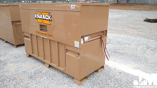 KNAACK MASTER STORAGE CHEST W/CONTENTS: QTY OF CHAIN HOISTS &