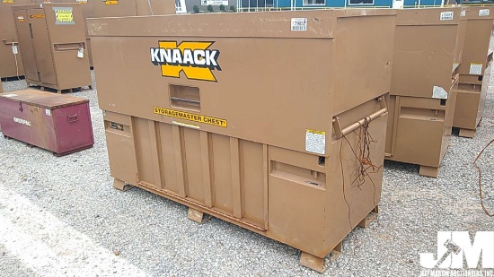 KNAACK MASTER STORAGE CHEST W/CONTENTS: QTY OF CHAIN HOISTS &