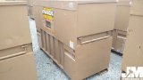 KNAACK MASTER STORAGE CHEST W/CONTENTS: (2) DEWALT GRINDERS, HILTI HAMMER