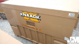 KNAACK MASTER STORAGE CHEST W/CONTENTS: DEWALT GRINDER & DRILL, HILTI