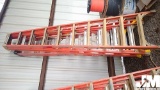 (3) WERNER/LOUISVILLE FIBERGLASS A-FRAME LADDERS