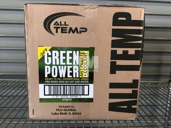 (UNUSED) ALL TEMP GREEN POWER 50/50 ANTIFREEZE/COOLANT