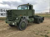 1984 AM GENERAL M916 VIN: 0T58146610102 TANDEM AXLE 6X6 TRUCK TRACTOR