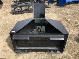 (UNUSED) 3/4 CU YARD CONCRETE BUCKET TO FIT SKID STEER