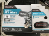 NEW 3500LB ATV WINCH, WITH COVER