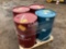 QTY OF (4) 55 GALLON DRUMS