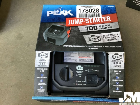 (UNUSED) PEAK JUMP STARTER, 700 PEAK AMPS. JUMPS 4-6 CYLINDER