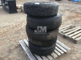 QTY OF (5) TIRES, DIFFERENT SIZES