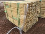 BUNDLE OF DOG EARED FENCE BOARDS, 6' H X 5.75