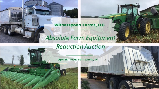 ABSOLUTE FARM EQUIPMENT REDUCTION AUCTION