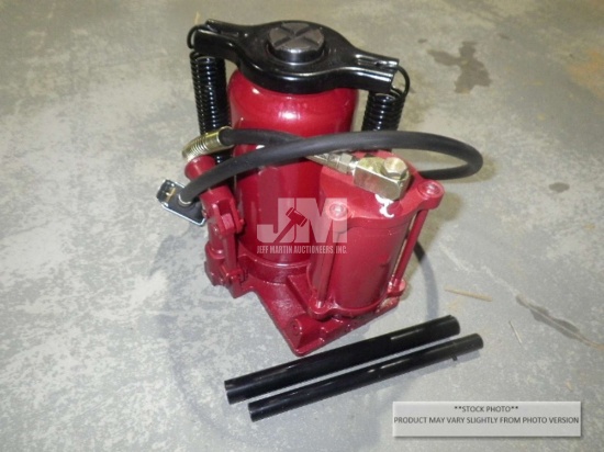 (UNUSED) 20 TON AIR/HYDRAULIC BOTTLE JACK