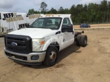 2011 FORD F-350XL SD SINGLE AXLE VIN: 1FDRF3GT8BEB90168 CAB & CHASSIS