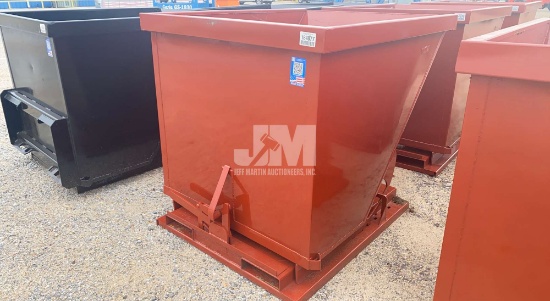 UNUSED KIT CONTAINER STANDARD DUTY 2 CY CAPACITY DUMPING HOPPER KC81588