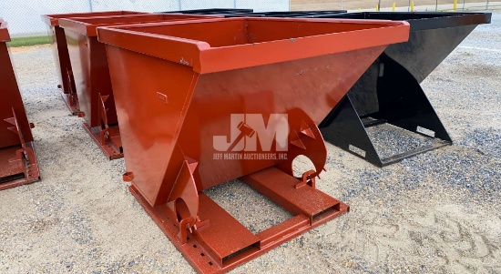 UNUSED KIT CONTAINER STANDARD DUTY 2 CY CAPACITY DUMPING HOPPER KC90997