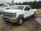 2019 CHEVROLET SILVERADO 2500HD CREW CAB 3/4 TON PICKUP VIN: 2GC2CREG9K1122194