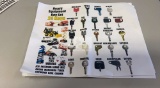 SET OF VARIOUS EQUIPMENT KEYS