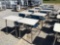 (10) METAL SCHOOL DESKS