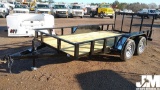 2020 L & D TRAILERS UTILITY TRAILER 6'X14' VIN: 4YSUB1429LS000140