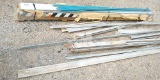 QTY OF MISCELLANEOUS ALUMINUM THRESHOLD, WEATHER STRIP, & OTHER ITEMS