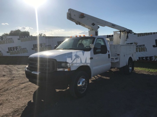 2003 FORD F-450 S/A BUCKET TRUCK VIN: 1FDXF46S43EA86087