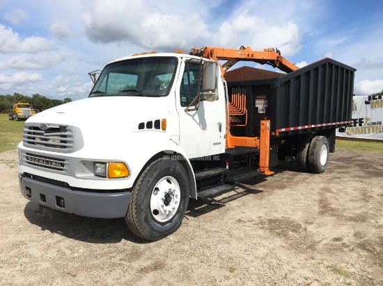 2006 STERLING SINGLE AXLE GRAPPLE TRUCK VIN: 2FZACHDC16AV62875