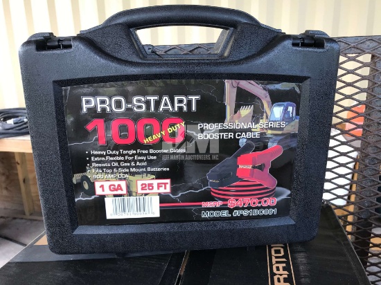 (UNUSED) PRO-START 1000 25’...... 1 GA HEAVY DUTY BOOSTER CABLES