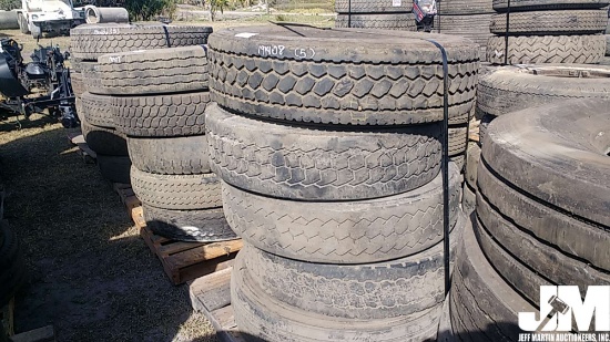 QTY OF (5) MISC 315/80R22.5 TIRES