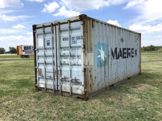 2007 CIMC 20' CONTAINER SN: MSKU4015600