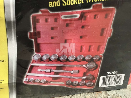 (UNUSED) 21 PC 3/4”...... DRIVE SAE RATCHET AND SOCKET SET