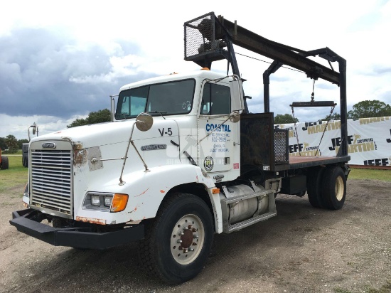 2002 FREIGHTLINER FLD112 7100LBS CRANE TRUCK VIN: 1FUBACAN02LK04180
