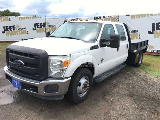 2015 FORD F-350SD VIN: 1FD8W3GT6FEA28914 CREW CAB FLATBED