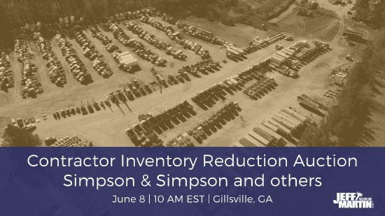 Contractor Inventory Reduction Public Auction