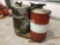 QTY OF (3) OIL DRUMS