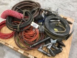 QTY OF MISC PNEUMATIC TOOLS & HOSES