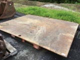 STEEL ROAD PLATE, APPROX. 10' L X 8' W