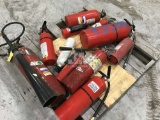 QTY OF MISC FIRE EXTINGUISHERS