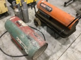 QTY OF (2) PORTABLE SHOP HEATERS