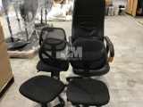 QTY OF (4) MISC DESK CHAIRS