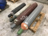 QTY OF (4) MISC COMPRESSED GAS TANKS